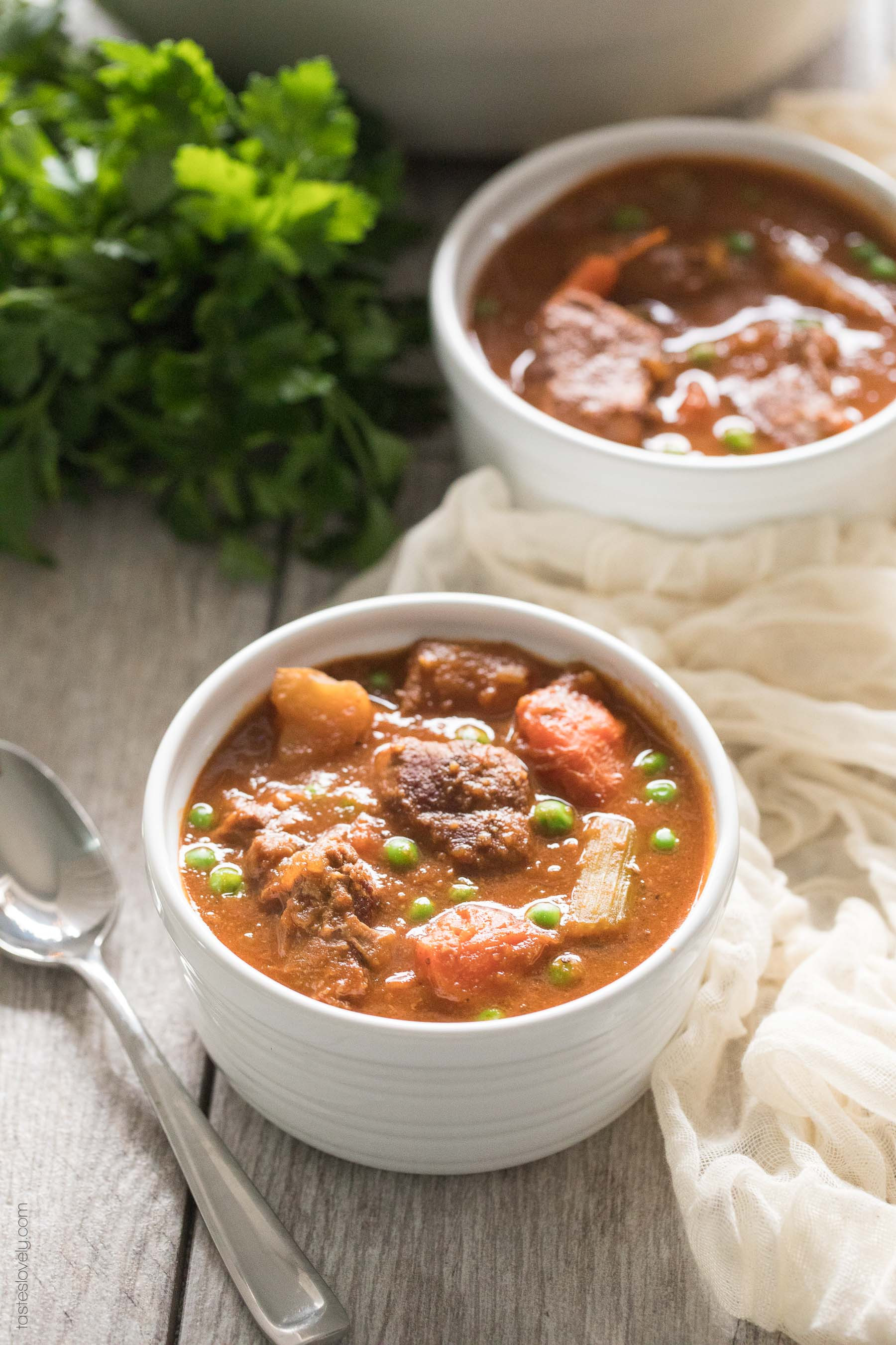 Whole30 Beef Stew
 Paleo Whole30 Beef Stew Instant Pot or Slow Cooker