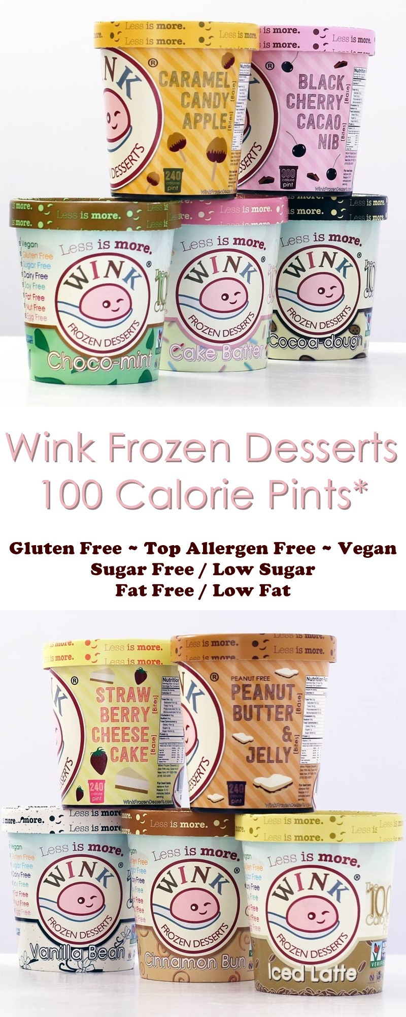 Wink Frozen Desserts Review
 Wink Frozen Desserts Review The 100 Calorie Pints