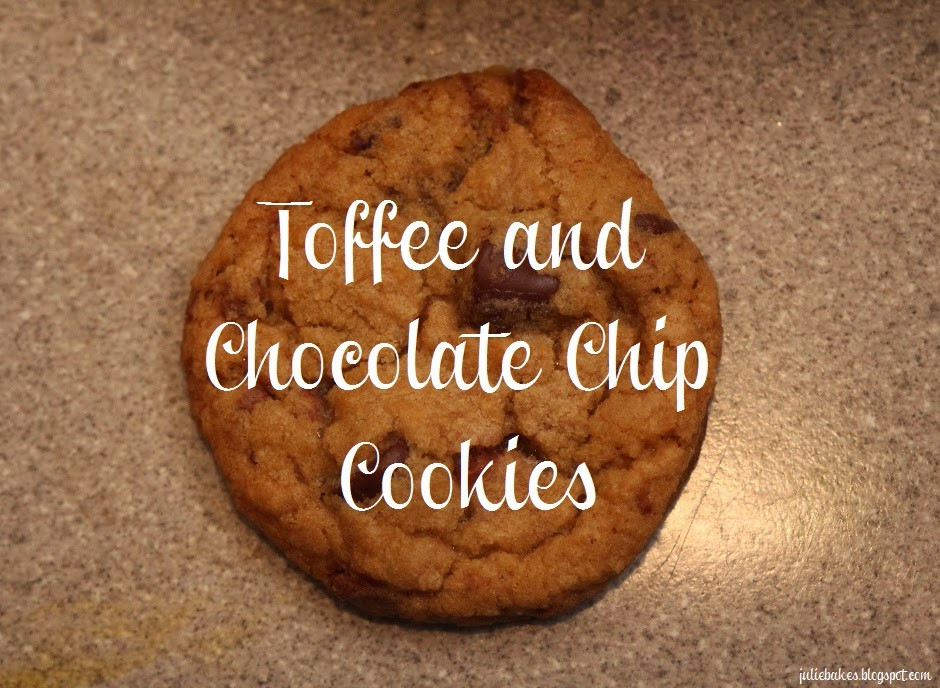 Word Cookies Chocolate 1
 Julie Bakes Toffee and chocolate chip cookies