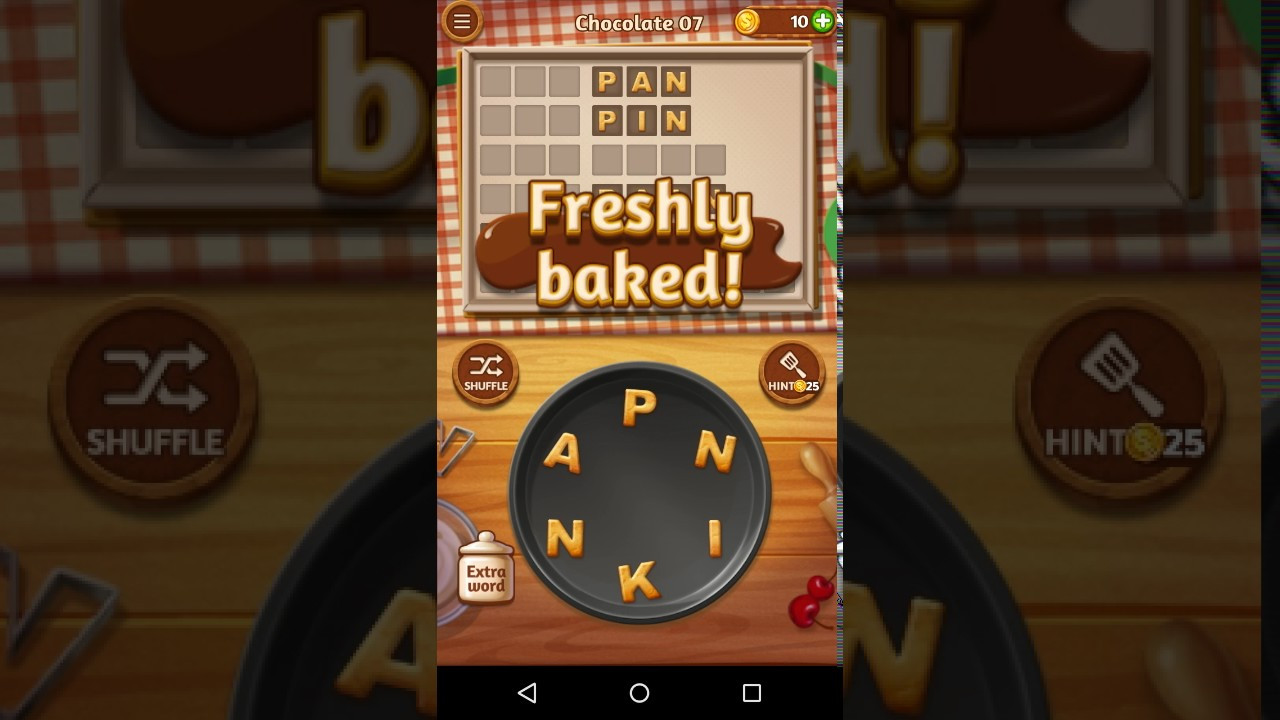 Word Cookies Chocolate 1
 Word Cookies Chocolate Pack Level 1 to 10 Answers