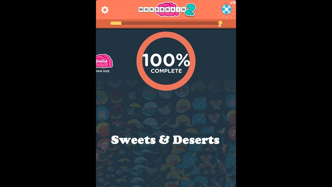 Wordbrain 2 Sweets And Desserts
 Wordbrain 2 Sweets & Desserts Answers