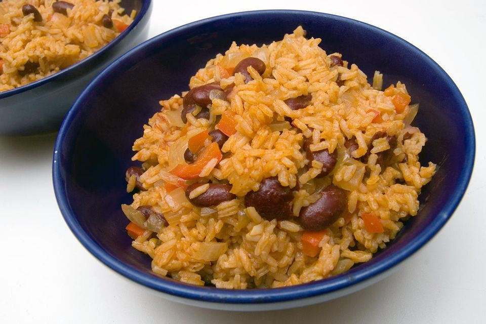 Yellow Rice And Beans
 Caribbean Yellow Rice and Pink Beans Recipe