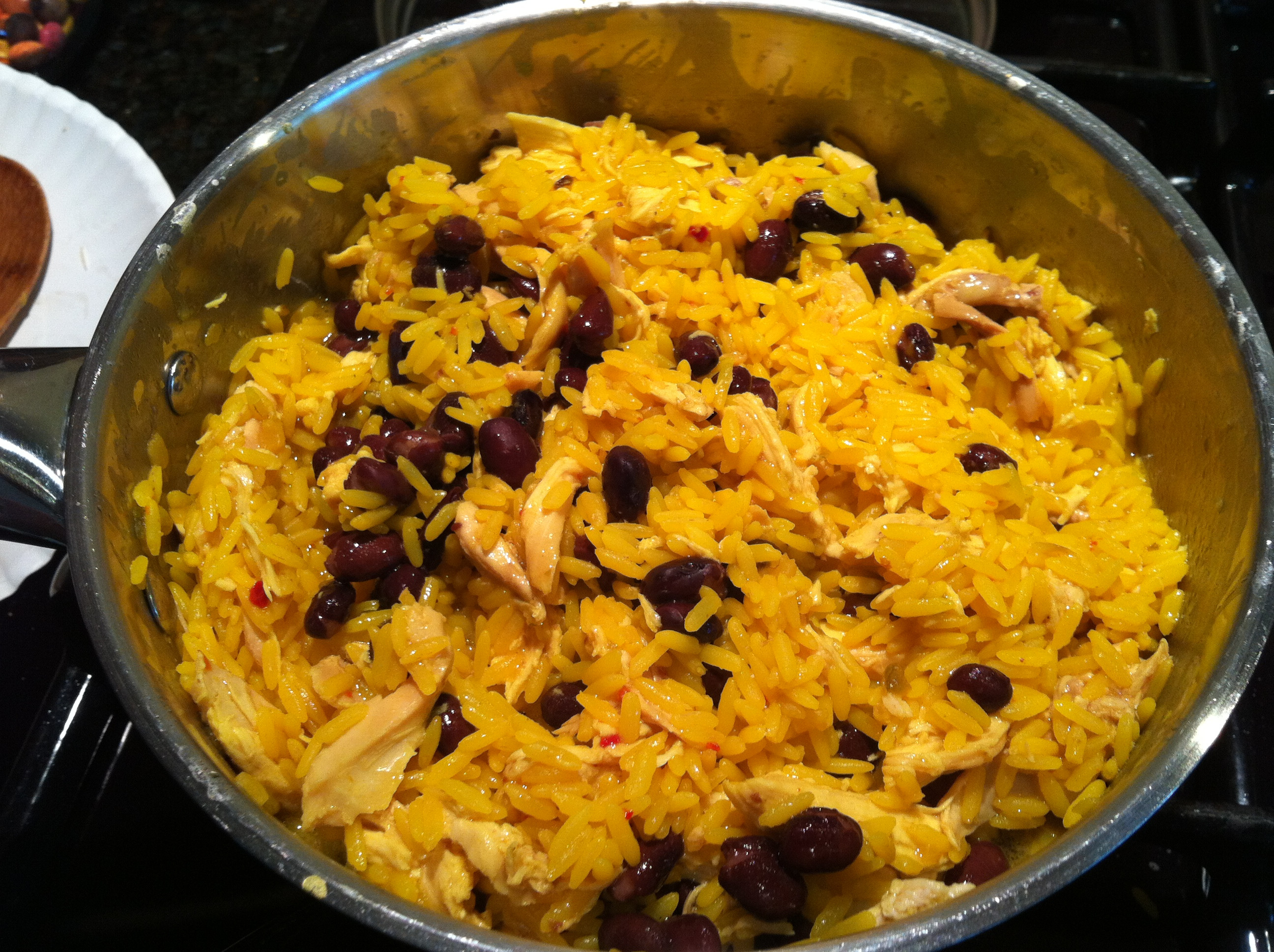 Yellow Rice And Beans
 Yellow Rice Chicken & Black Beans