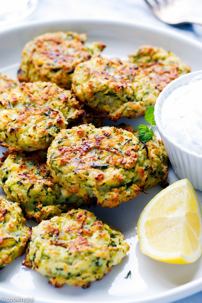 Zucchini Cakes Recipes
 potato fritters baked