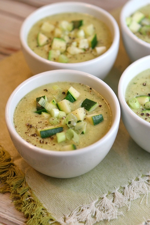 Zucchini Soup Recipe
 Zucchini and Rosemary Soup Recipe Girl