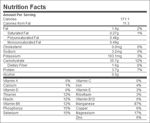 1/2 Cup Brown Rice Calories
 The Healthy Cow Why You Don t Need Grains