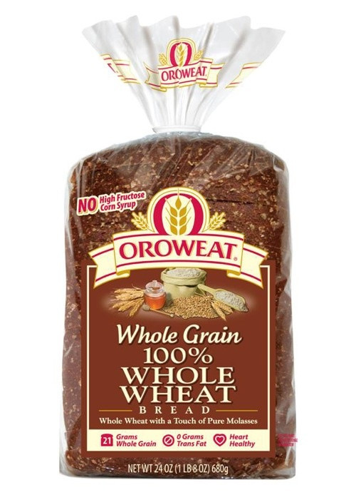 100 Whole Grain Bread
 oroweat whole grain bread