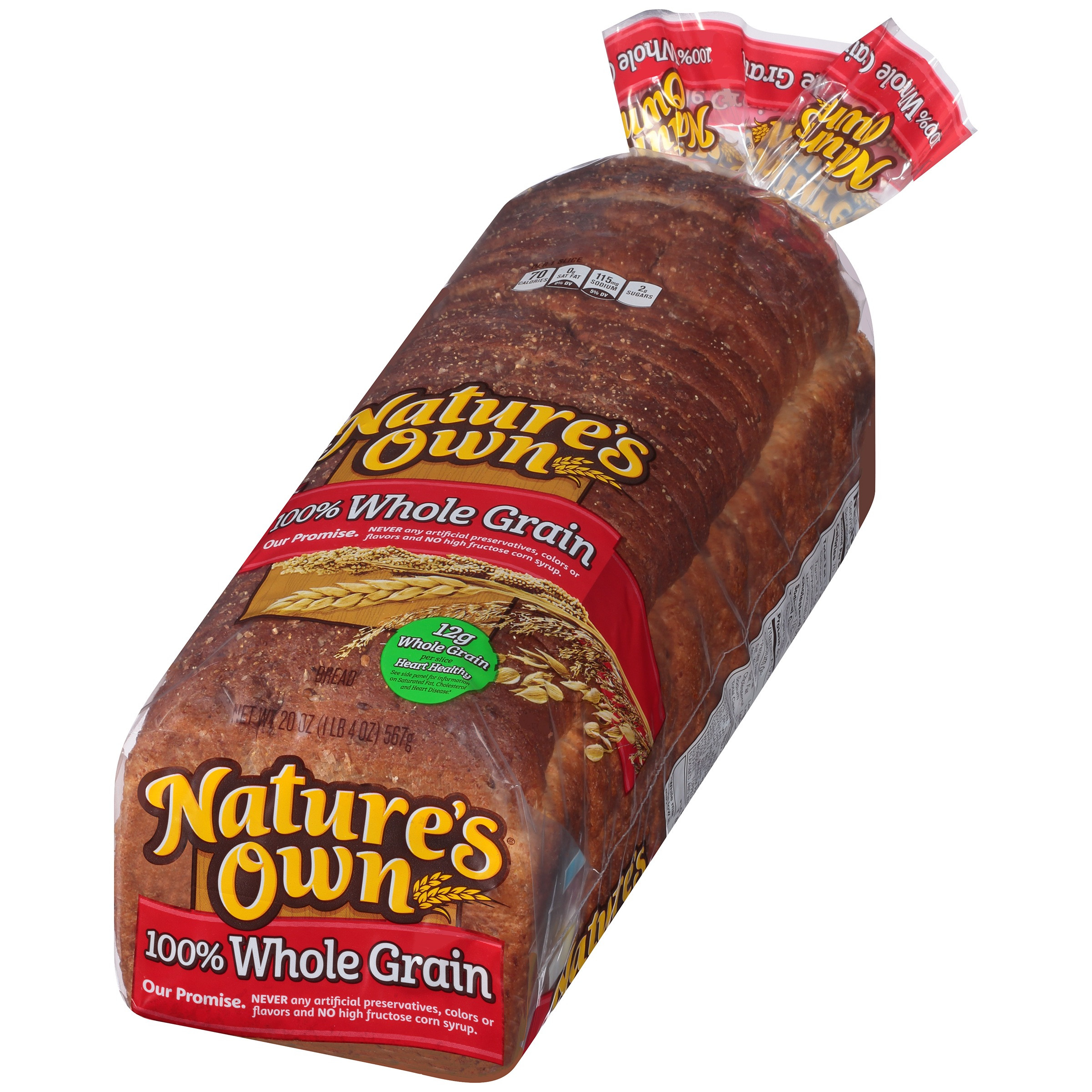 100% Whole Grain Bread
 Nature S Own Whole Wheat Bread Nutrition Facts – Besto Blog