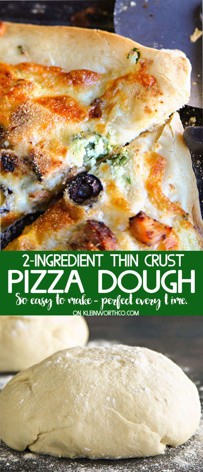 2 Ingredient Pizza Dough
 Easy 2 Ingre nt Pizza Dough Kleinworth & Co