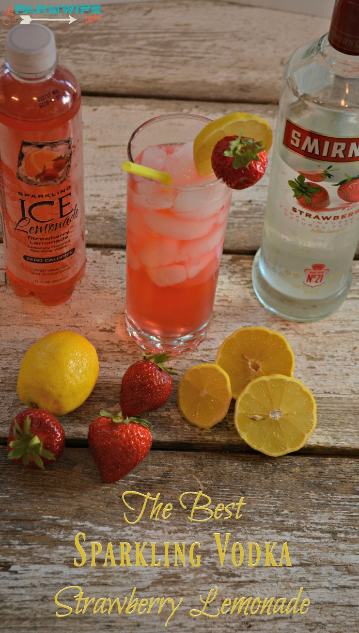 2 Ingredient Vodka Drinks
 The Best Sparkling Vodka Strawberry Lemonade The
