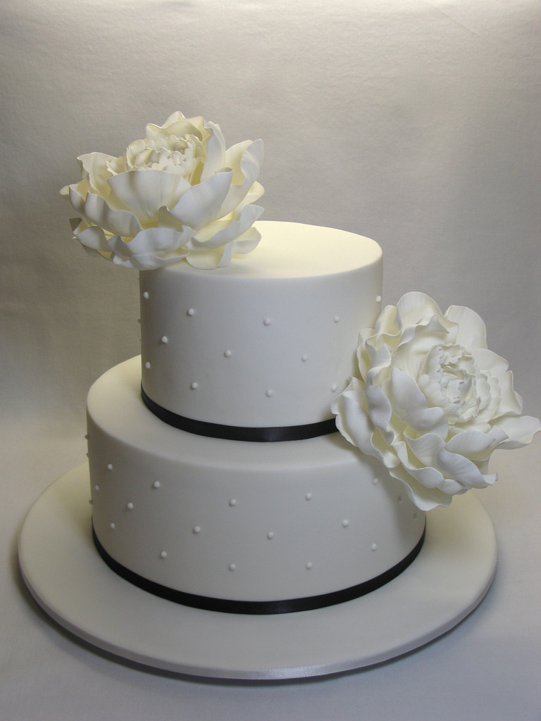 2 Tier Wedding Cakes
 2 Tier Peony wedding cake a photo on Flickriver
