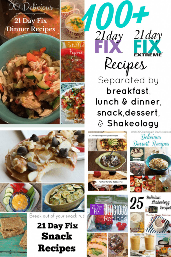 21 Day Fix Dessert Recipes
 100 21 Day Fix Recipes