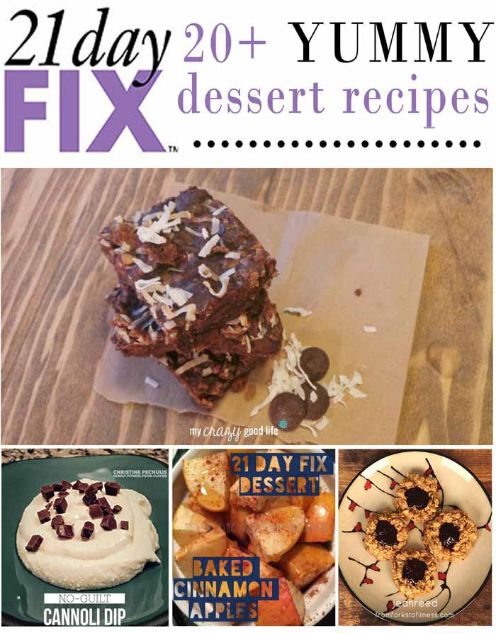 21 Day Fix Desserts
 Clean Eating 21 Day Fix Dessert Recipes