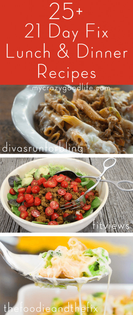 21 Day Fix Dinner Idea
 21 Day Fix Lunch and Dinner Recipes