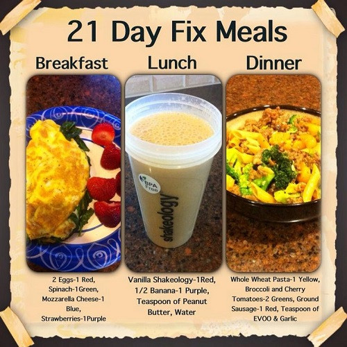 21 Day Fix Dinner Idea
 21 Day Fix Meal Prep Ideas