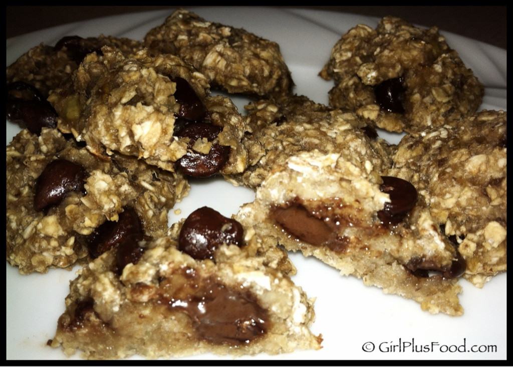 3 Ingredient Chocolate Chip Cookies
 Three Ingre nt Banana Oatmeal Chocolate Chip Cookies