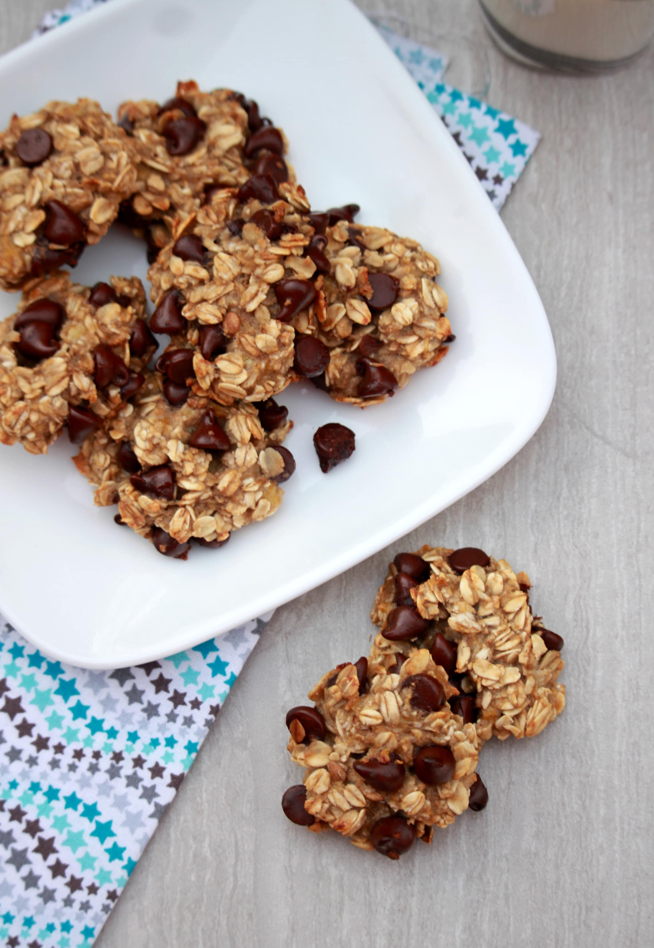 3 Ingredient Chocolate Chip Cookies
 3 Ingre nt Banana Oatmeal Chocolate Chip Cookies My