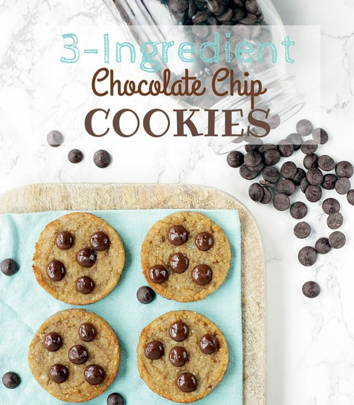 3 Ingredient Chocolate Chip Cookies
 3 Ingre nt Chocolate Chip Cookies The Petite Cook