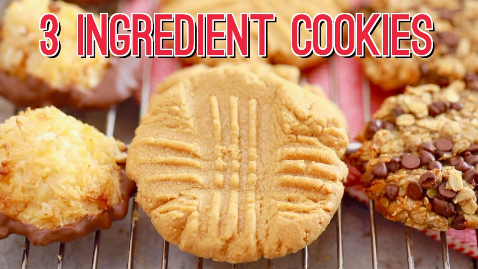 3 Ingredient Peanut Butter Cookies No Egg
 3 ingre nt peanut butter cookies no egg