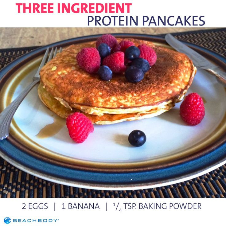 3 Ingredient Protein Pancakes
 17 Best images about Quick & Easy Healthy Recipes on