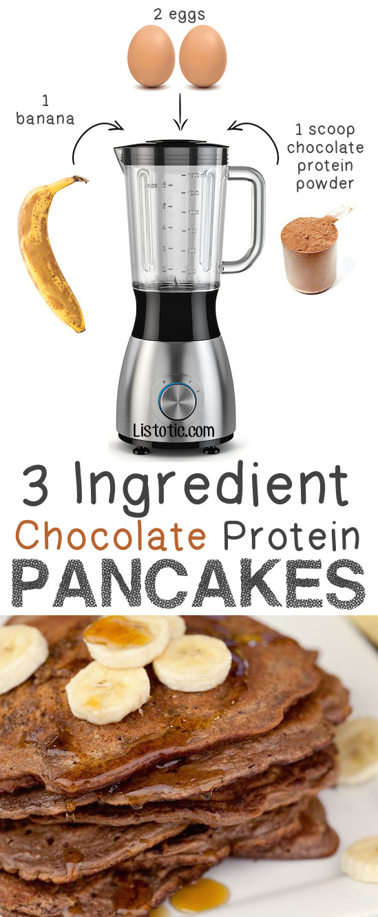 3 Ingredient Protein Pancakes
 19 Low Ingre nt Healthy Weight Loss Snacks You Need To