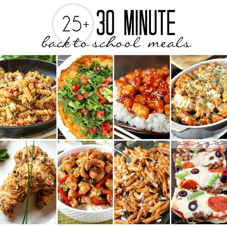 30 Minute Dinners
 30 Minute Back to School Meals