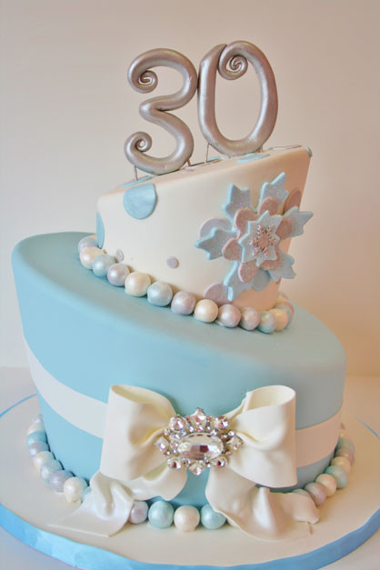 30Th Birthday Cake
 30th Birthday Cakes NJ Winter Wonderland Custom Cakes