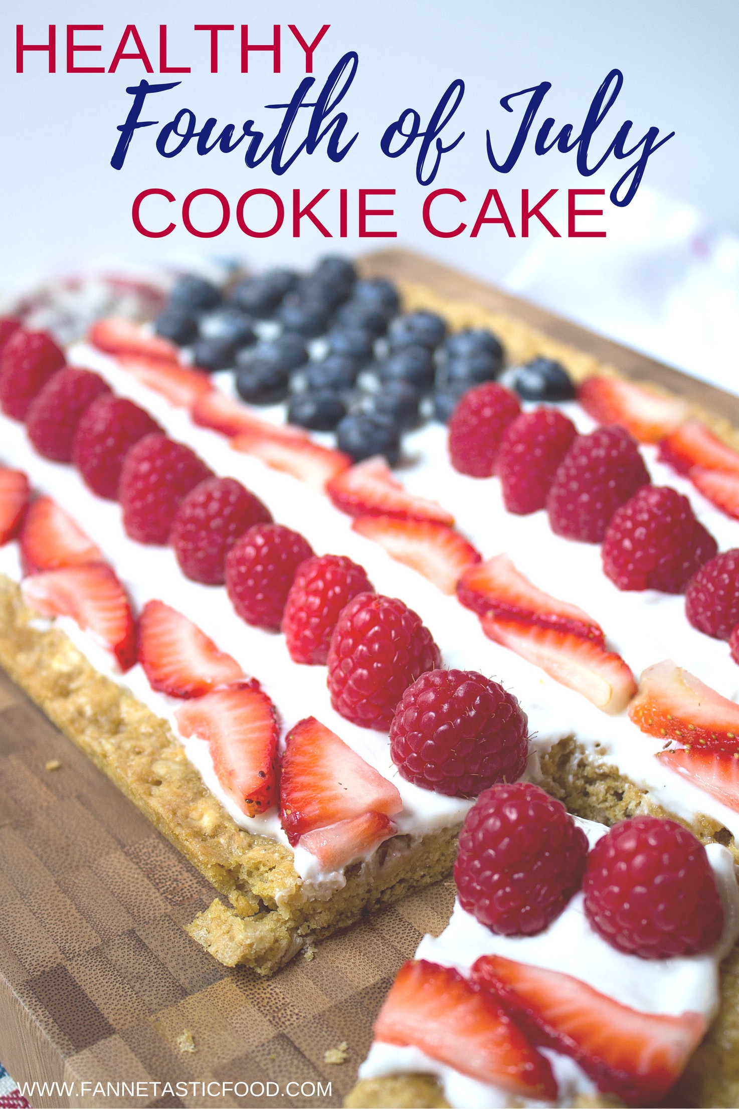 4Th Of July Cake Recipes
 Healthy 4th of July Cookie Cake Recipe fANNEtastic food