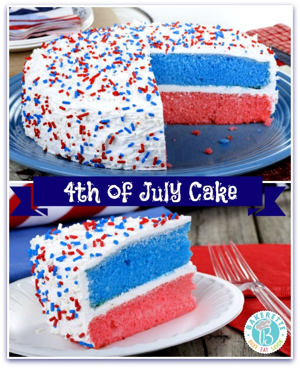 4Th Of July Cake Recipes
 4th of July Cake Bakerette