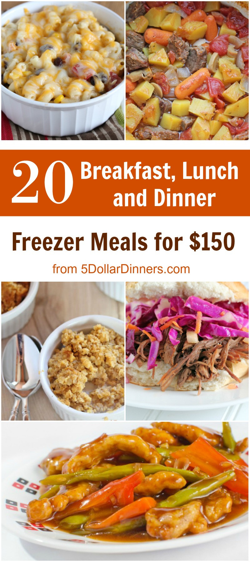 5 Dollar Dinners
 New Meal Plan Available 20 Breakfast Lunch & Dinner