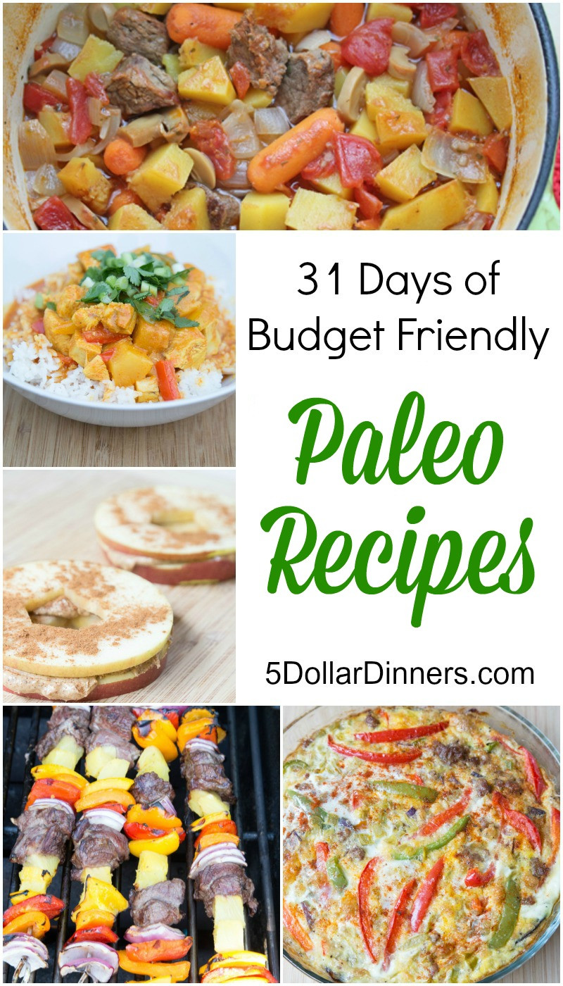 5 Dollar Dinners
 31 Days of Bud Friendly Paleo Recipes