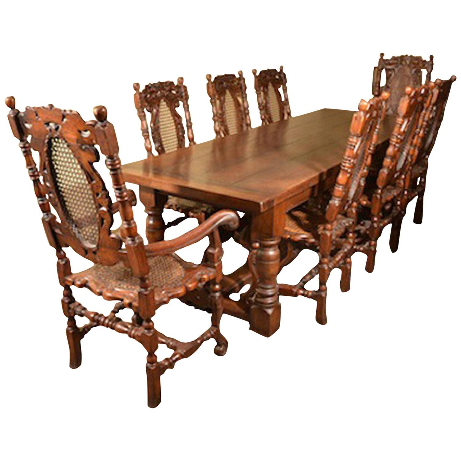 8 Chair Dinner Table
 Dining Table & Chairs Set