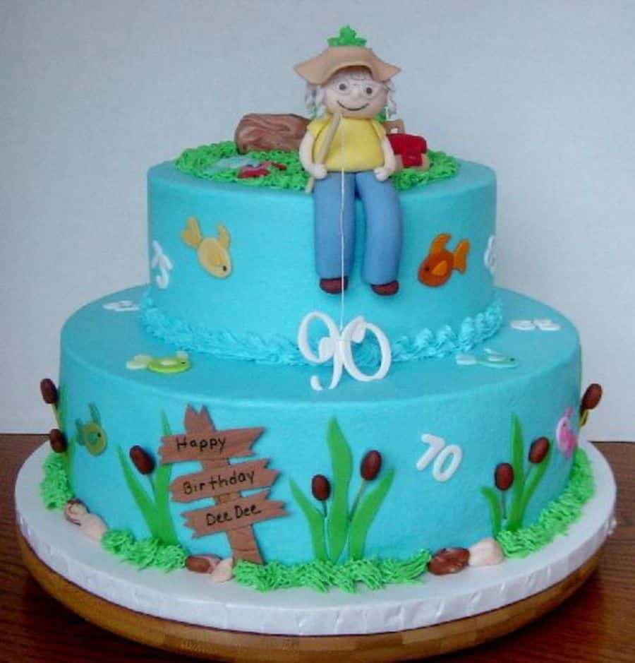 90Th Birthday Cake
 90th Birthday Cakes and Cake Ideas