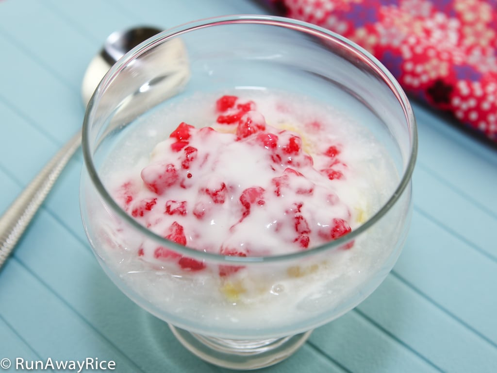 Agar Agar Dessert
 Agar Agar and Mock Pomegranate Seeds Dessert Che Suong Sa