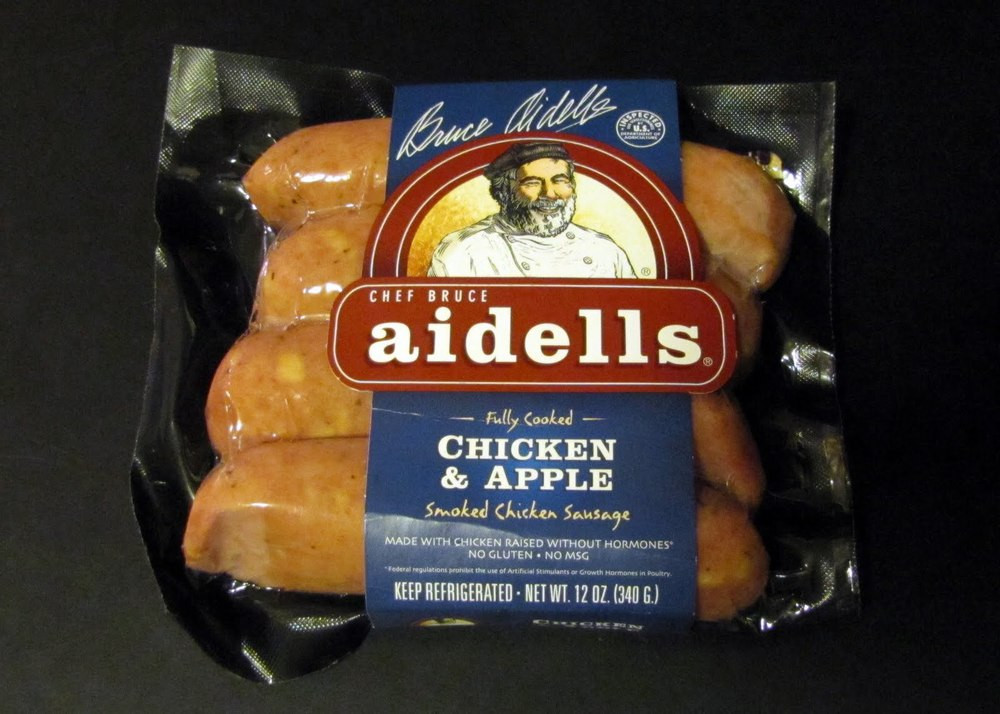 Aidells Chicken Apple Sausage
 Aidells a reliable source of clean meat products — Eat