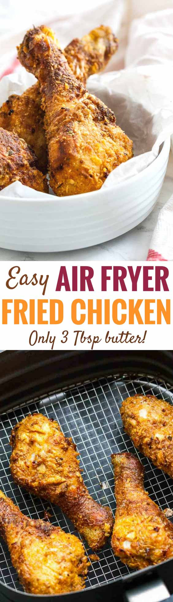 Air Fryer Chicken Legs
 AirFryer Chicken Drumsticks Easy Air Fryer fried chicken