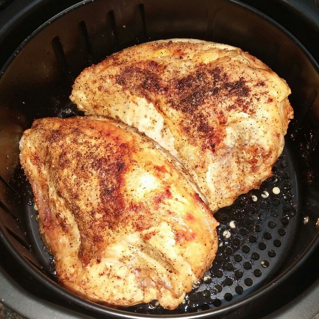 Air Fryer Fried Chicken Breast
 Air fried split chicken breasts This has be e my