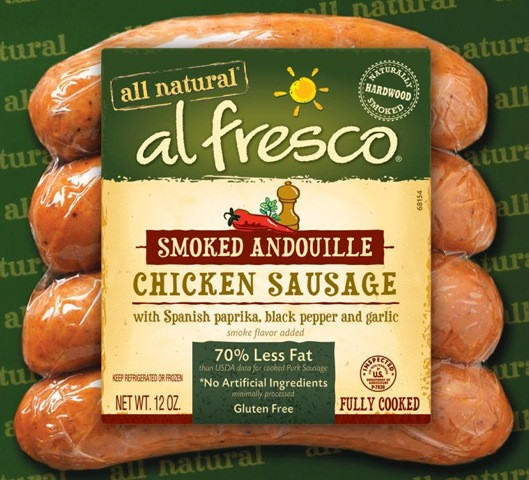 Al Fresco Chicken Sausage
 Al Fresco All Natural Rolls Out New Smoked Andouille