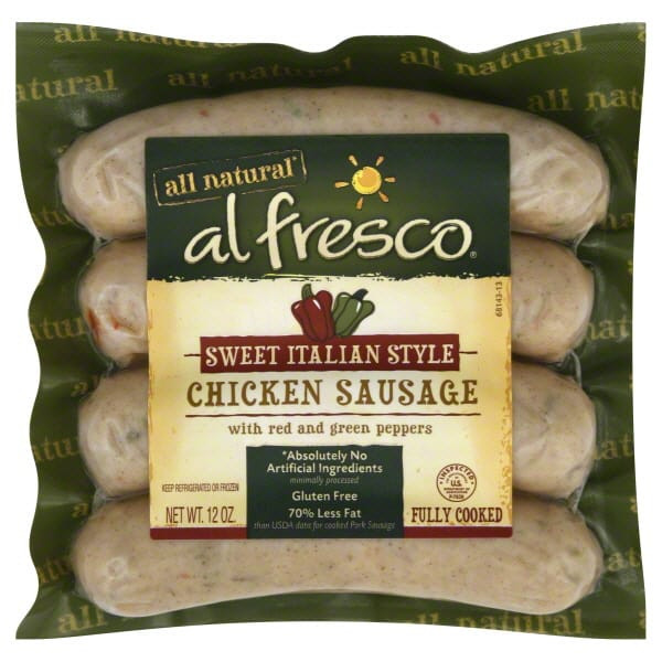 Al Fresco Chicken Sausage
 Healthy Chicken Chili Happily Unprocessed
