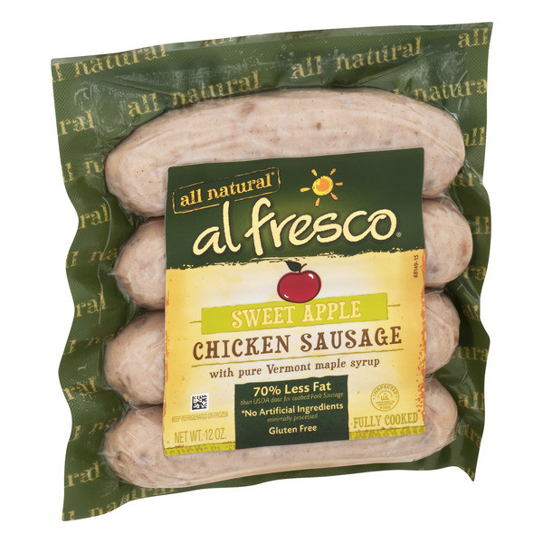 Al Fresco Chicken Sausage
 Al Fresco All Natural Chicken Sausage Sweet Apple 12OZ