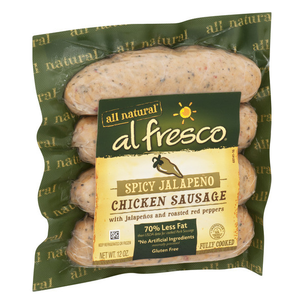 Al Fresco Chicken Sausage
 Al Fresco All Natural Chicken Sausage Spicy Jalapeno 12OZ