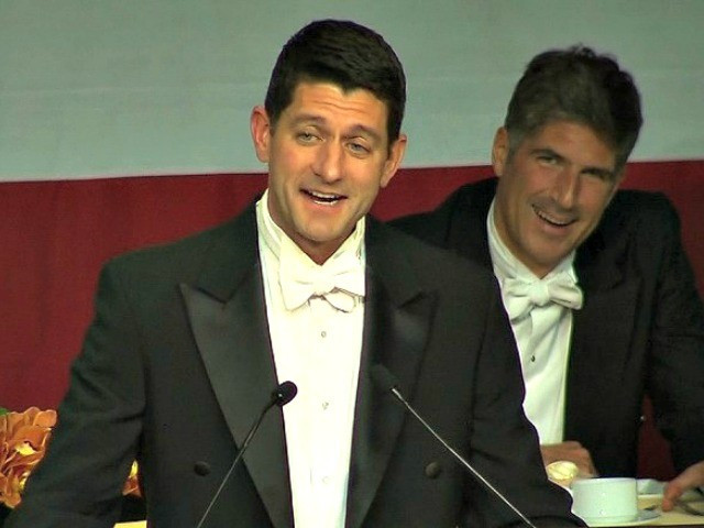 Al Smith Dinner 2017
 Paul Ryan Predicts Breitbart Outrage for Roasting Trump at