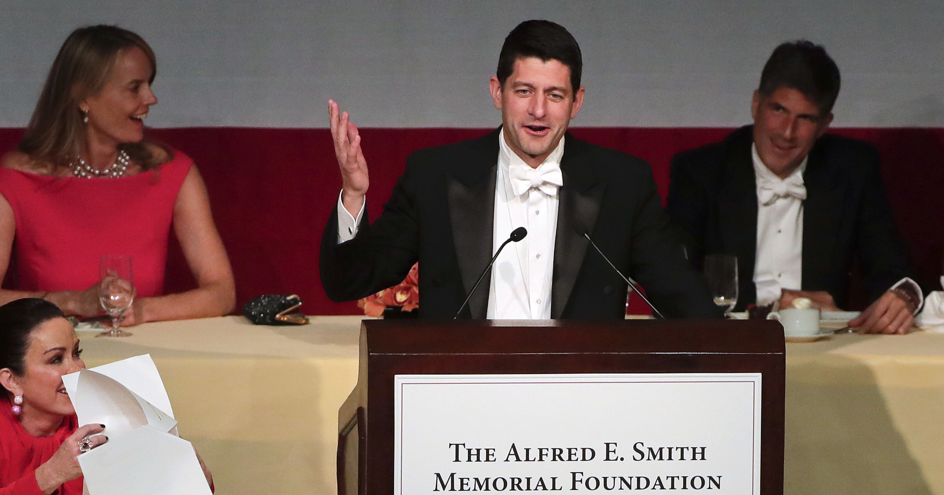 Al Smith Dinner 2017
 Paul Ryan roasts Trump at Al Smith dinner