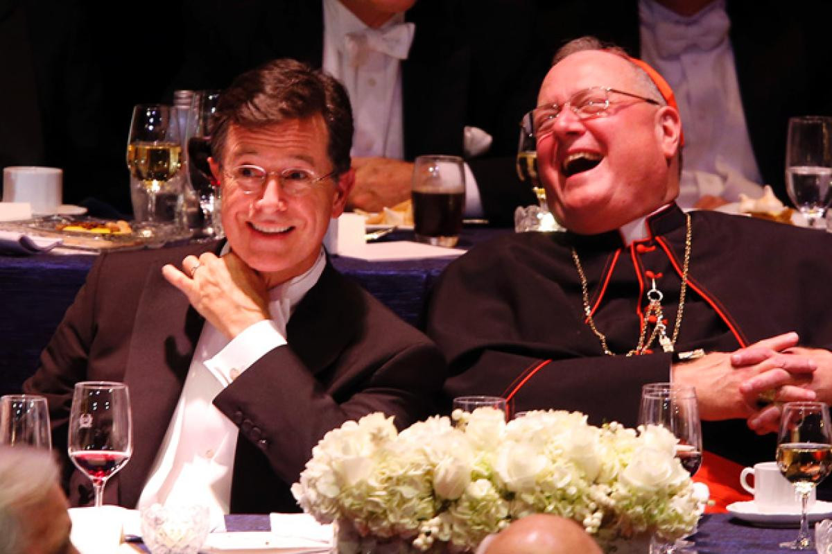 Al Smith Dinner
 Stephen Colbert pokes fun during Al Smith dinner NY