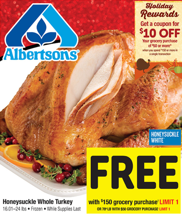 Albertsons Thanksgiving Dinner 2016
 Best Turkey Price Roundup – updated as of 11 17 17