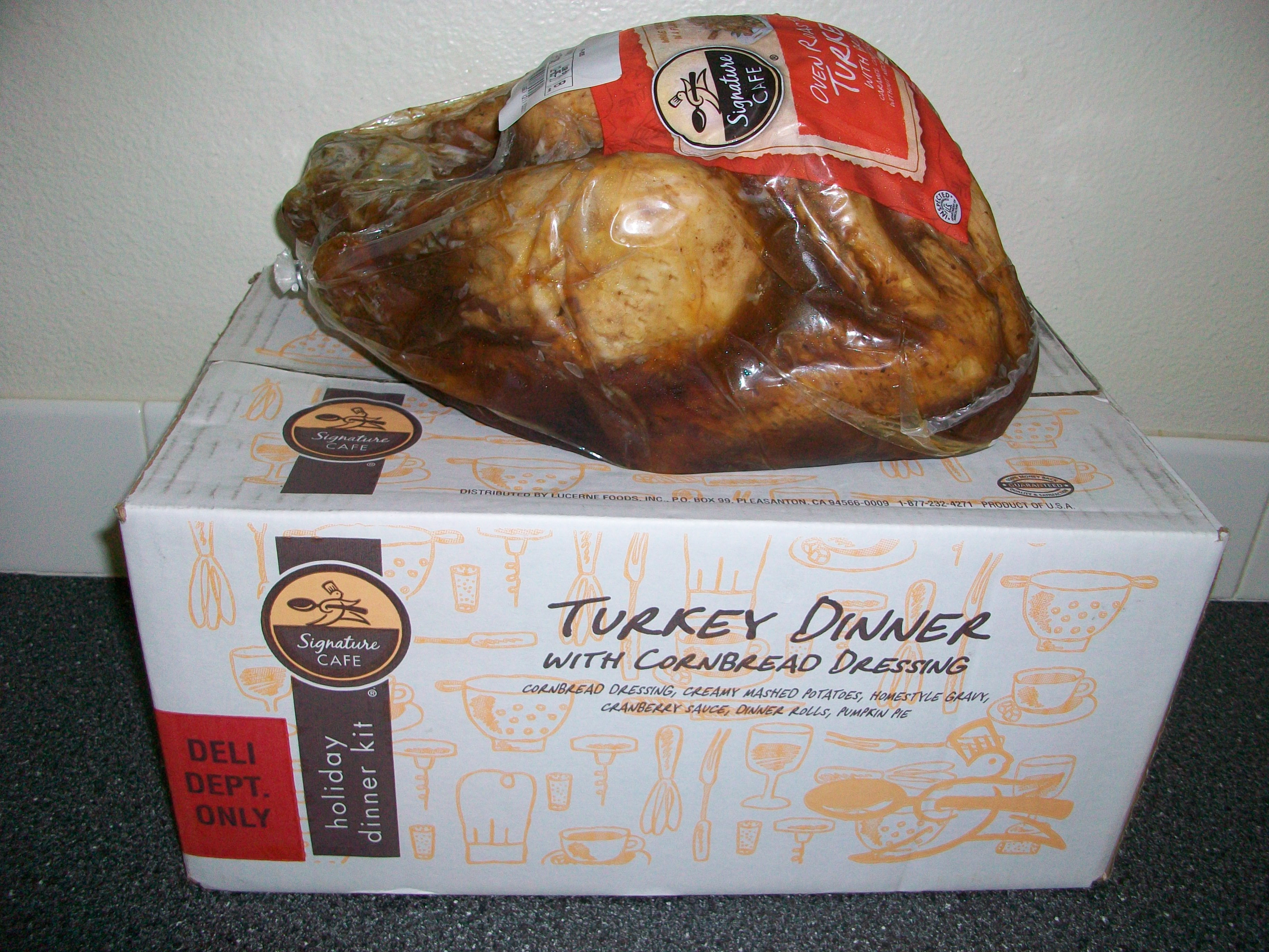 Albertsons Turkey Dinner
 Safeway Christmas Dinner