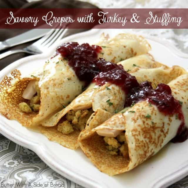 Albertsons Turkey Dinner
 SAVORY CREPES with THANKSGIVING TURKEY & STUFFING Butter