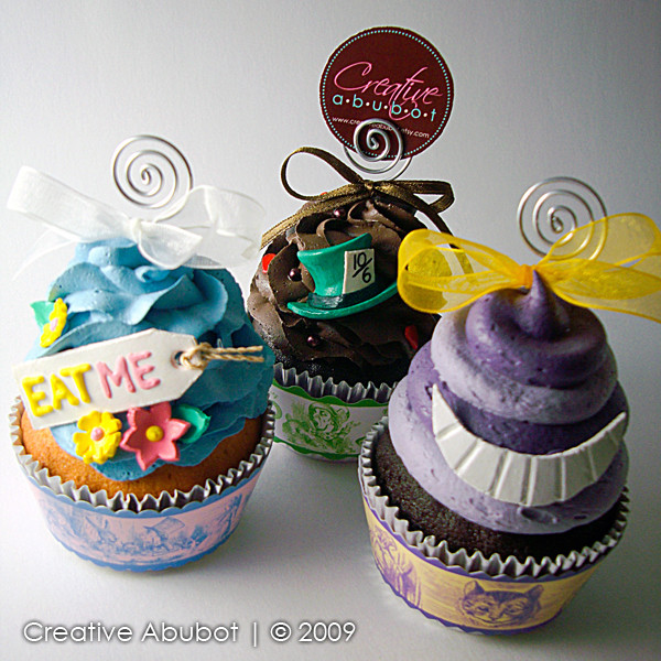 Alice In Wonderland Cupcakes
 Alice in Wonderland Faux Cupcakes