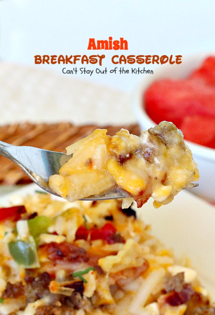 Allrecipes Breakfast Casseroles
 Amish Breakfast Casserole Can t Stay Out of the Kitchen