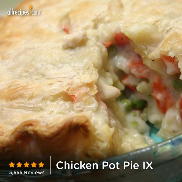 Allrecipes Chicken Pot Pie
 Chicken Pot Pie IX Recipe — Dishmaps